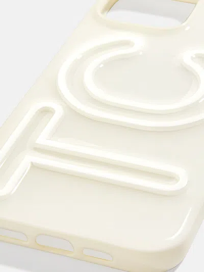 Baublebar Fine Line Custom Iphone Case In White