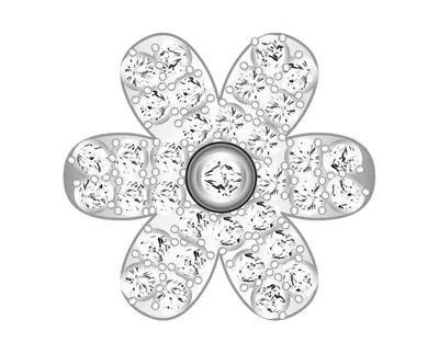 Baublebar Flower Icon In Metallic