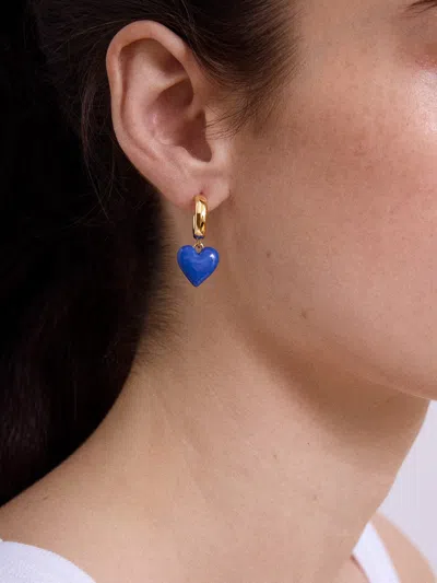 Baublebar Game Day Heart Drop Earrings In Gold