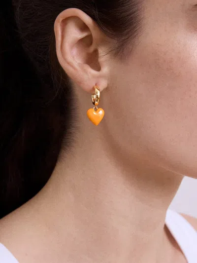 Baublebar Game Day Heart Drop Earrings In Gold