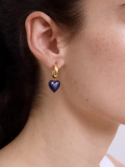 Baublebar Game Day Heart Drop Earrings In Gold