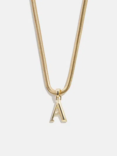 Baublebar Gia Initial Necklace In Metallic