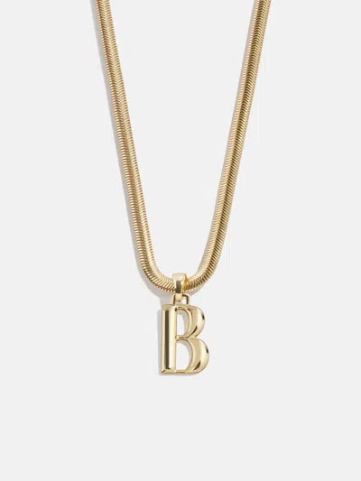 Baublebar Gia Initial Necklace In Metallic