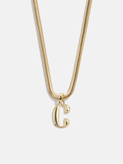 Baublebar Gia Initial Necklace In Metallic