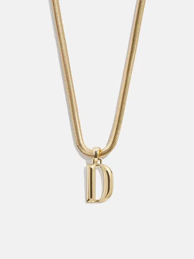 Baublebar Gia Initial Necklace In Metallic