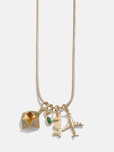 Baublebar Heart Custom Initial Charm In Gold