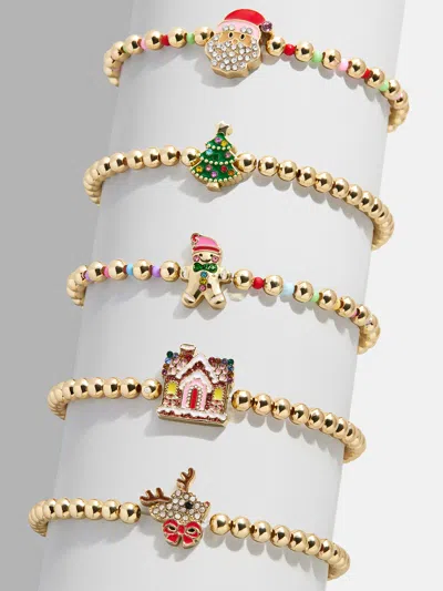 Baublebar Holiday Icons Kids' Bracelet Set In Gold