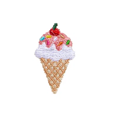 Baublebar Ice Cream Cone Icon In Gold