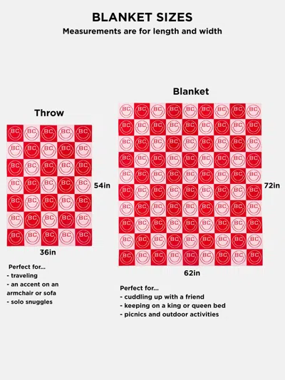 Baublebar In The Bag Custom Blanket In Orange