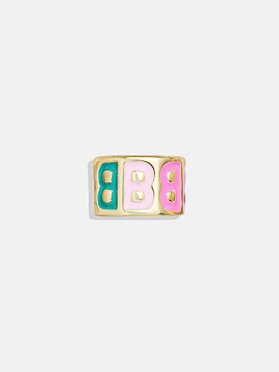 Baublebar Initial 360 Spinner Charm In Gold
