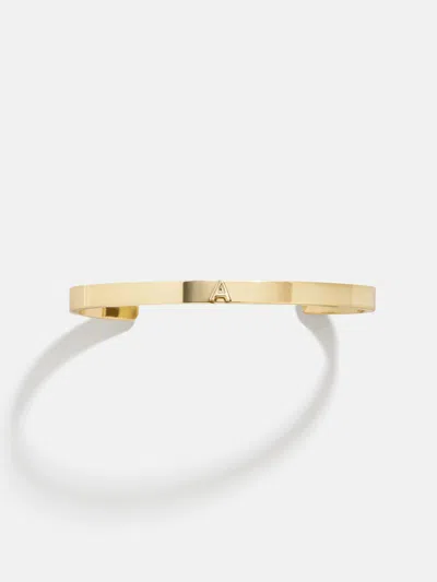 Baublebar Initial Cuff Bracelet In Gold