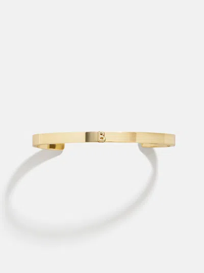 Baublebar Initial Cuff Bracelet In Gold
