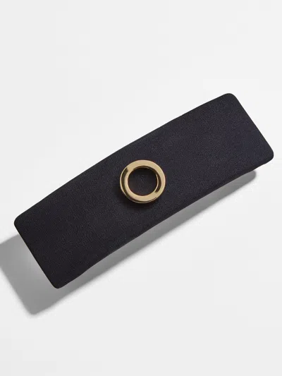 Baublebar Initial Hair Barrette In Black