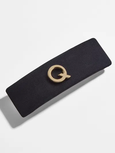 Baublebar Initial Hair Barrette In Black