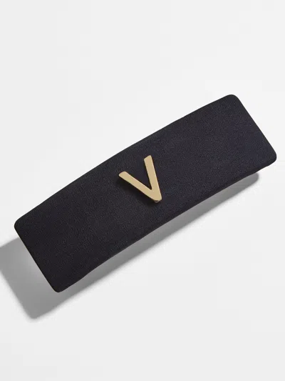 Baublebar Initial Hair Barrette In Black