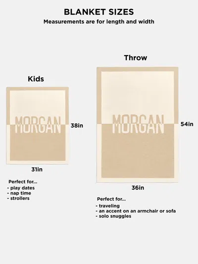 Baublebar Initial Here Custom Blanket In Brown