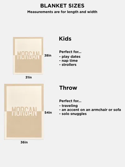 Baublebar Initial Here Custom Blanket In Blue