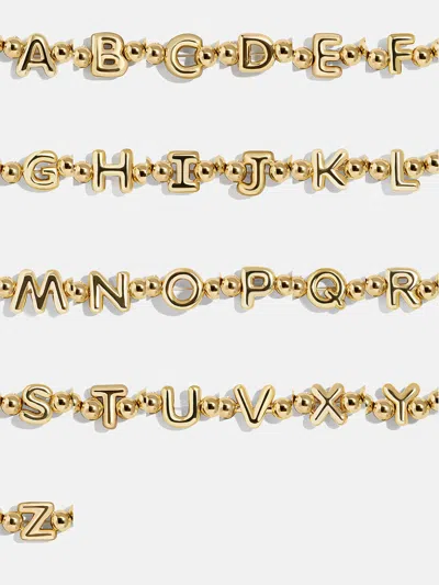 Baublebar Initial Pisa Custom Bracelet In Gold