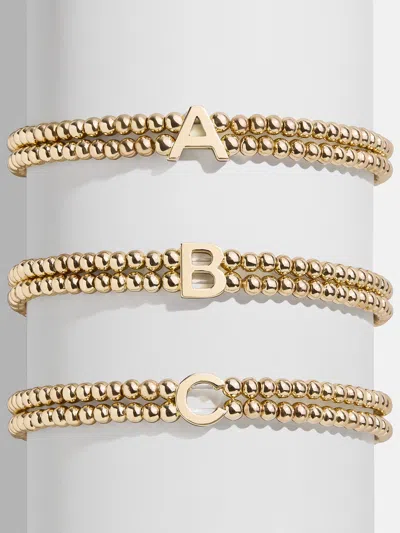Baublebar Ivy Initial Pisa Bracelet In Gold