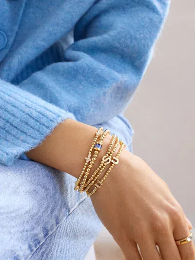 Baublebar Ivy Initial Pisa Bracelet In Gold
