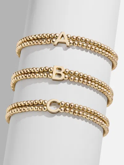 Baublebar Ivy Initial Pisa Bracelet In Gold