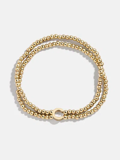 Baublebar Ivy Initial Pisa Bracelet In Gold
