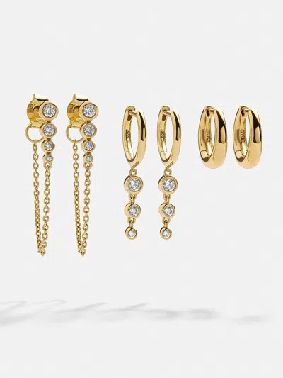 Baublebar Jenelle 18k Gold Earring Set In Gold