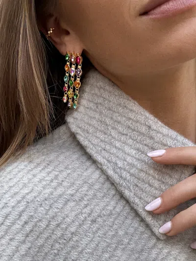 Baublebar Jingle Lady Chandelier Drop Earrings In Multi