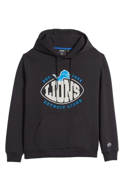 Hugo Boss Boss X Nfl Touchback Graphic Hoodie In Multi