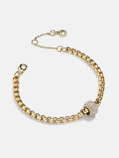 Baublebar Pave Rondelle Jonie Link Bracelet In Gold