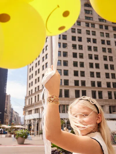 Baublebar Kids' Emoji Pisa Bracelet Set In Gold