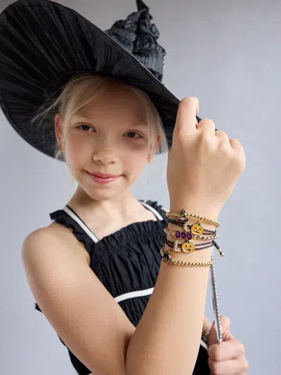 Baublebar Kids' Halloween Initial Bracelet In Gold
