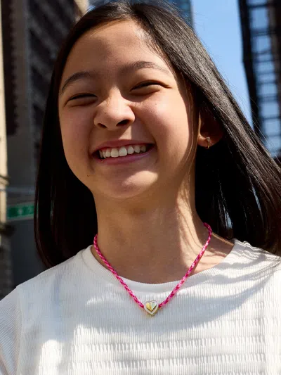 Baublebar Kids' Heart To Heart Friendship Necklace Set In Multi