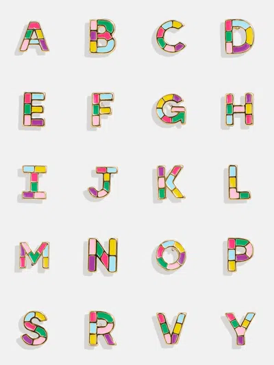 Baublebar Kids' Rainbow Initial Earrings In Multi