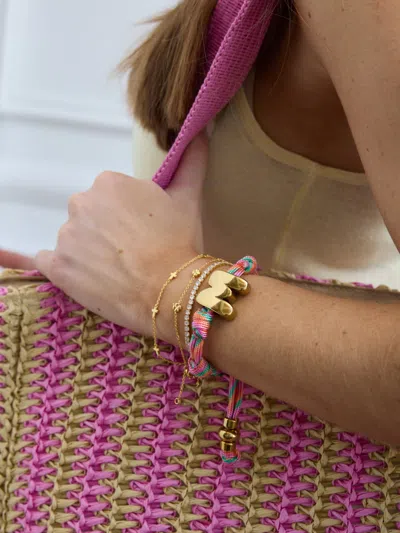 Baublebar Knotty Initial Custom Bracelet In Multi