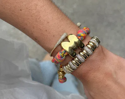 Baublebar Knotty Initial Custom Bracelet In Multi