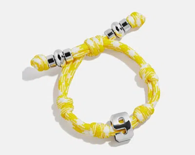 Baublebar Knotty Varsity Number Custom Bracelet In Yellow