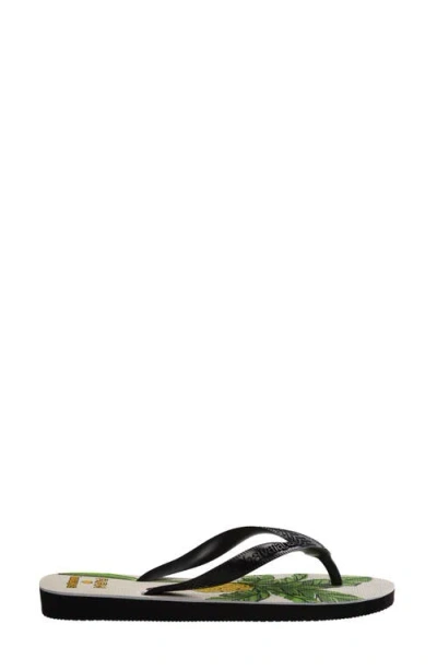 Havaianas Farm Banana Tree Water Resistant Flip Flop In Multi