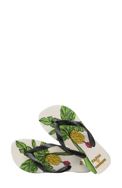 Havaianas Farm Banana Tree Water Resistant Flip Flop In Multi