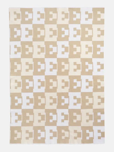 Baublebar Large On Repeat Custom Blanket In Brown