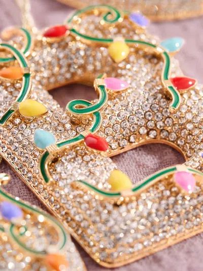 Baublebar Let It Glow Initial Ornament In Gold