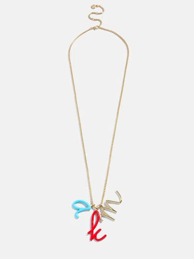 Baublebar Letter Pop Custom Initial Necklace In Gold