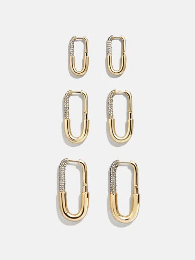 Baublebar Liza Hoop Earrings In Gold