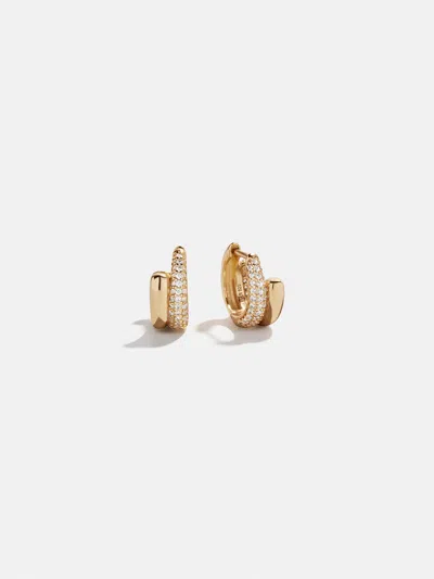 Baublebar Maddison 18k Gold Huggie Earrings In Gold