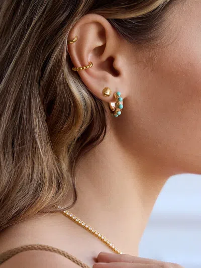 Baublebar Mariana Semi-precious Huggie Earrings In Multi