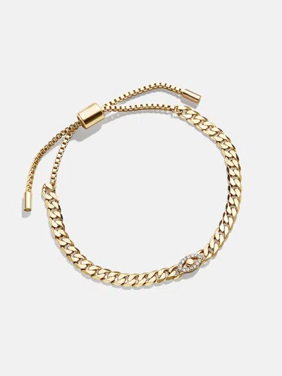 Baublebar Meaningful Motif Curb Chain Bracelet In Gold