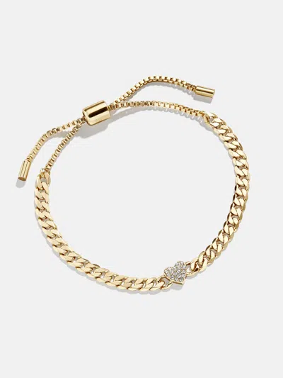 Baublebar Meaningful Motif Curb Chain Bracelet In Gold