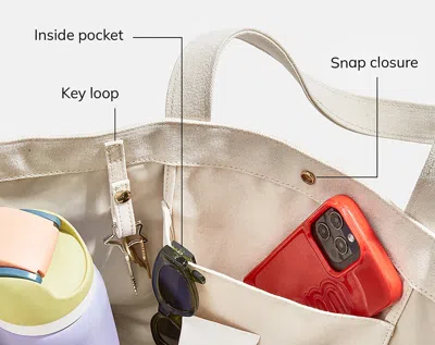 Baublebar Medium Custom Icon Tote In Multi