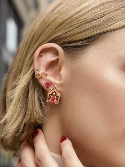 Baublebar Merry & Bright Christmas Ear Cuff In Gold
