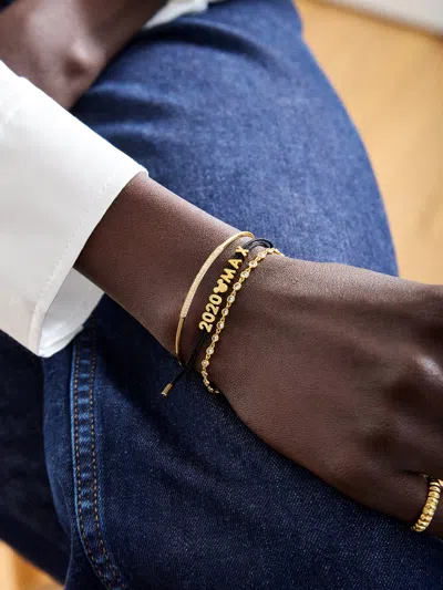 Baublebar Mickey Mouse Disney Custom Cord Bracelet In Black